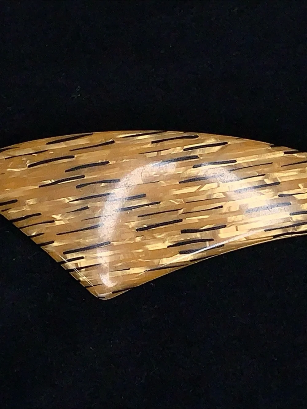 Vintage Celluloid Hair Barrette Made In France Pinup Rockabilly Retro Rare